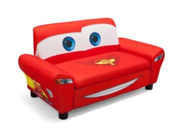 Delta Cars Kindersofa mit Stauraum (Rot)