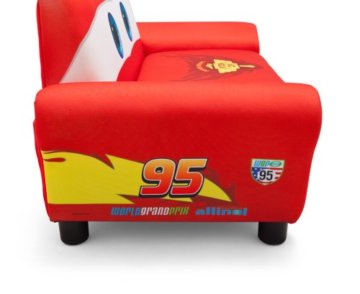 Delta Cars Kindersofa mit Stauraum (Rot)